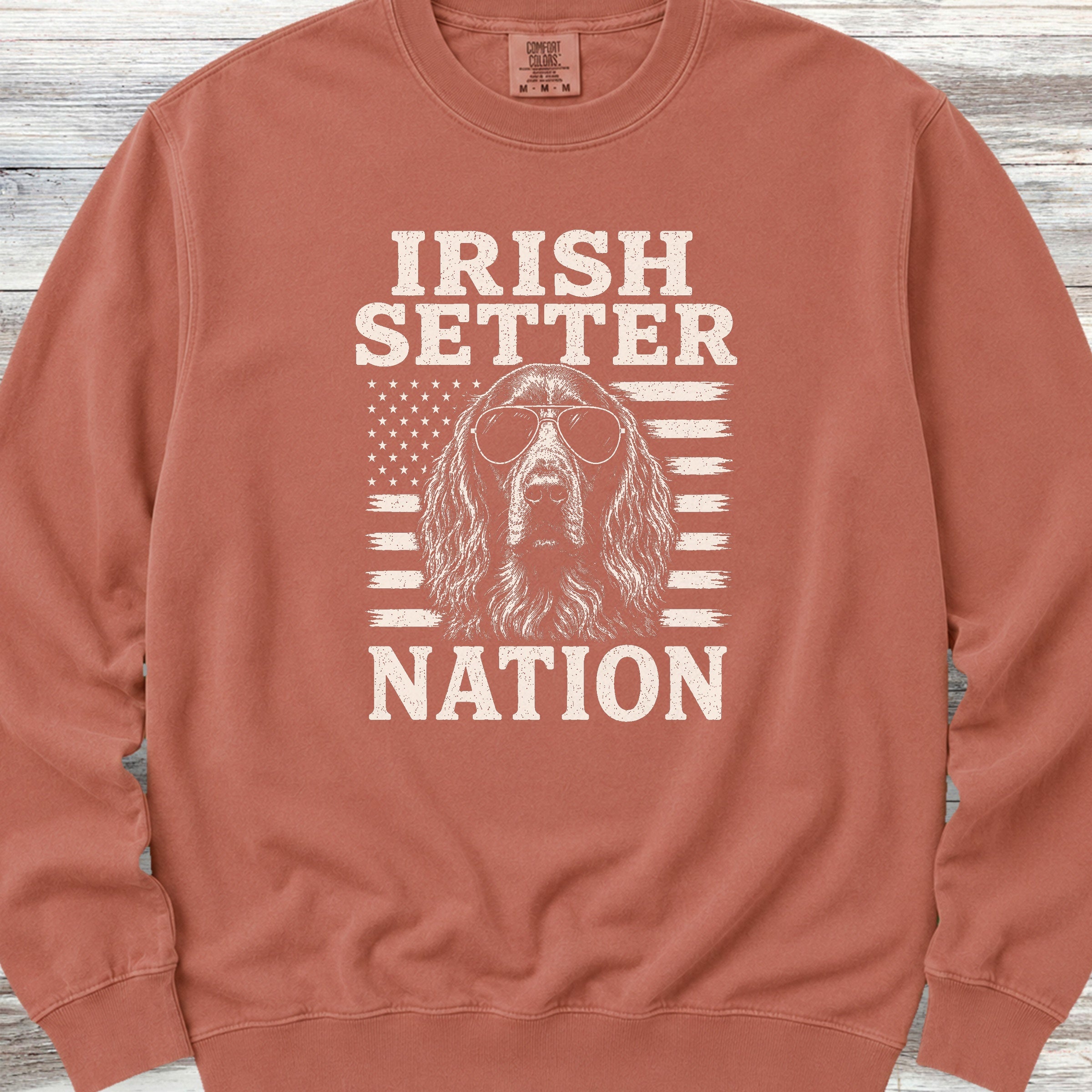 Irish Setter Nation Sweatshirt - Terracotta
