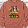Shetland Sheepdog Clever Sweatshirt - Terracotta