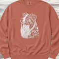 Australian Shepherd Loyalty Sweatshirt - Terracotta