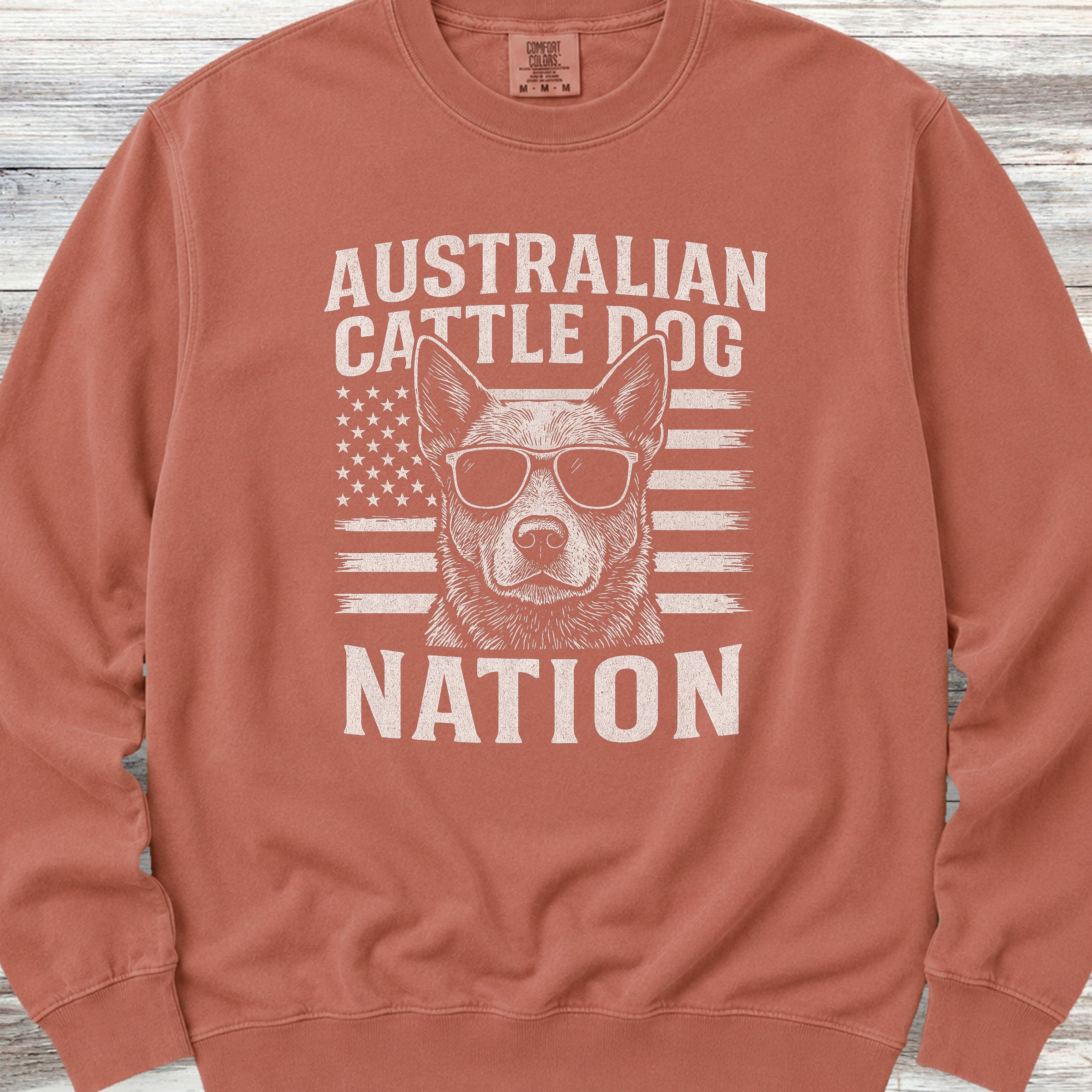 Australian Cattle Dog Nation Sweatshirt - Terracotta