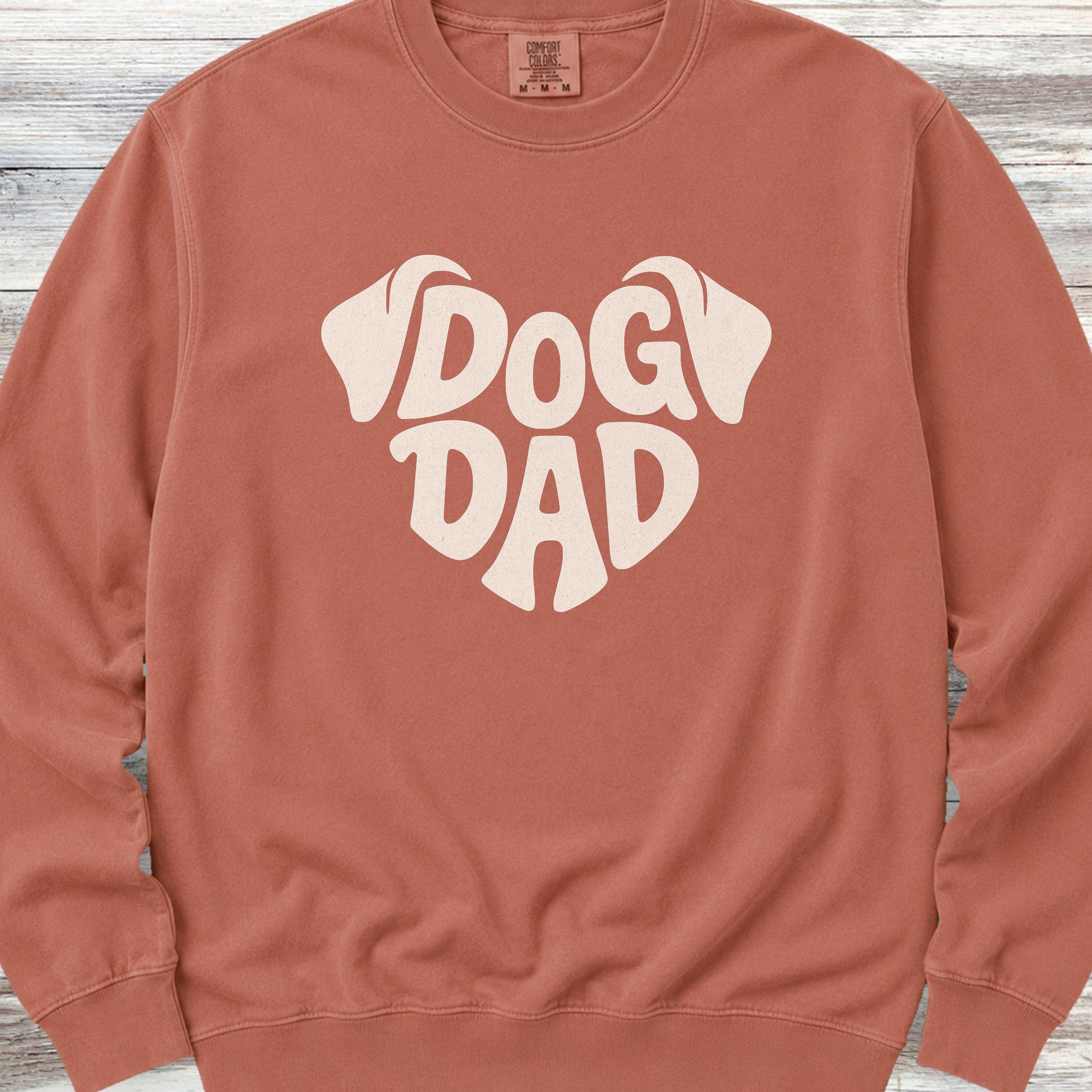Dog Dad Ears Sweatshirt - Terracotta