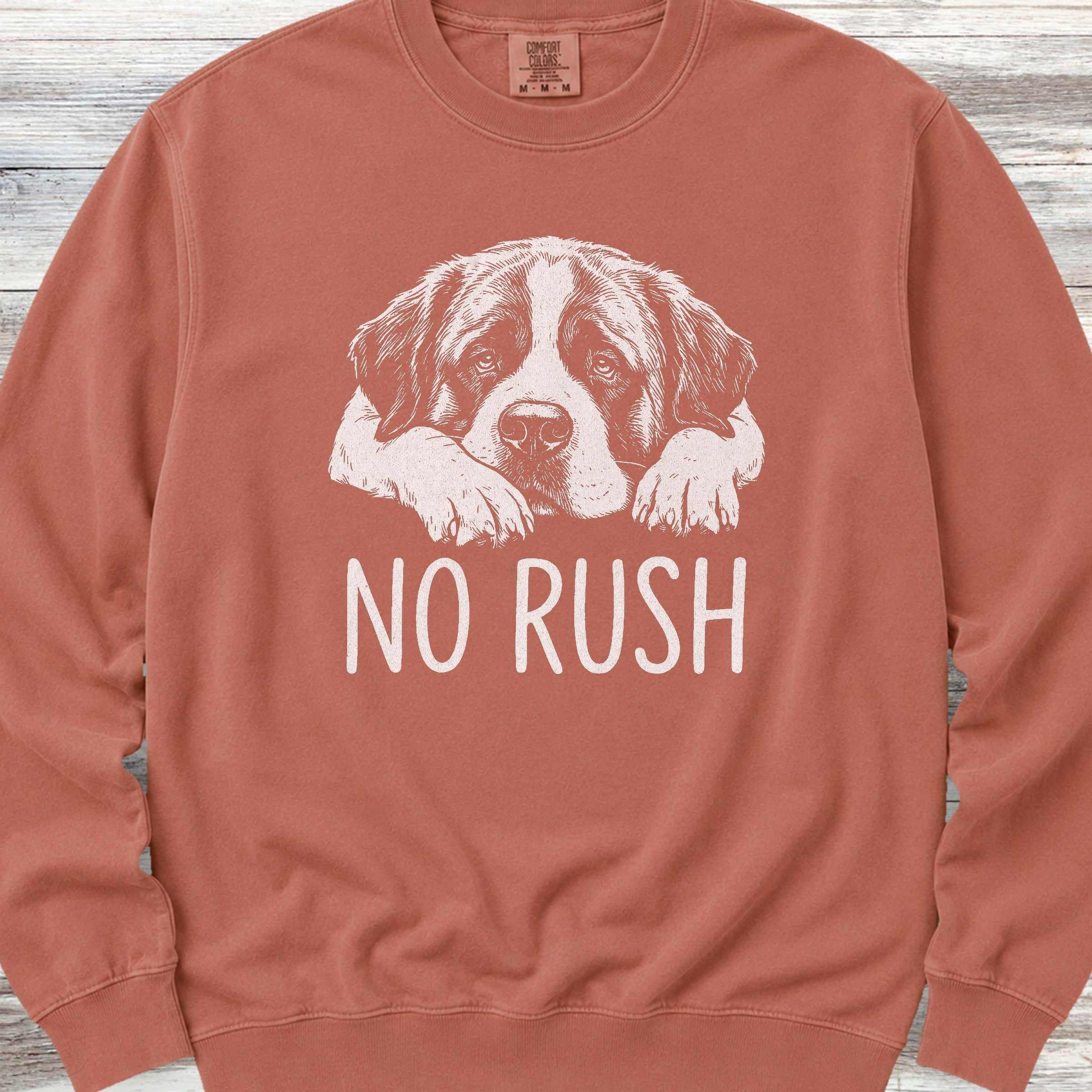 Saint Bernard No Rush Sweatshirt - Terracotta