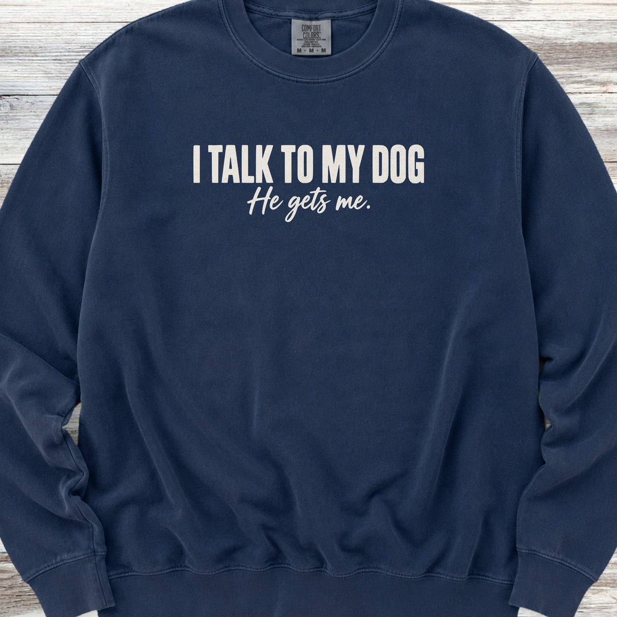 He Gets Me Sweatshirt - True Navy
