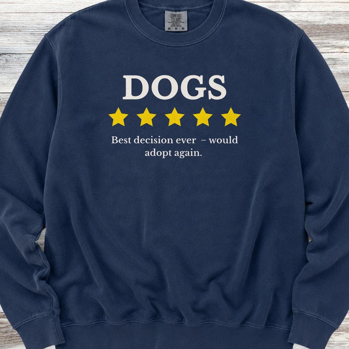 Dogs Review Sweatshirt - True Navy