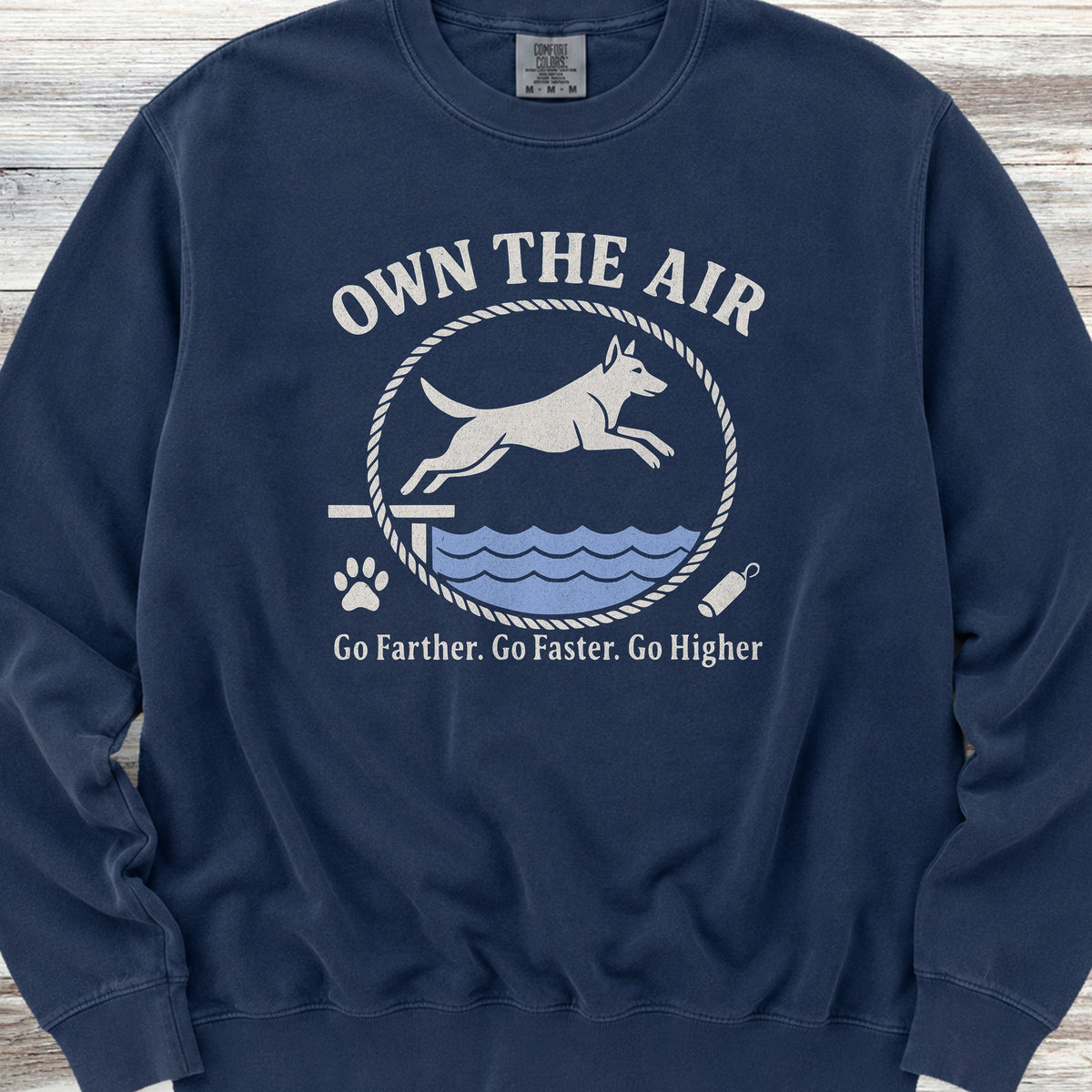 Belgian Malinois Own The Air Sweatshirt - True Navy