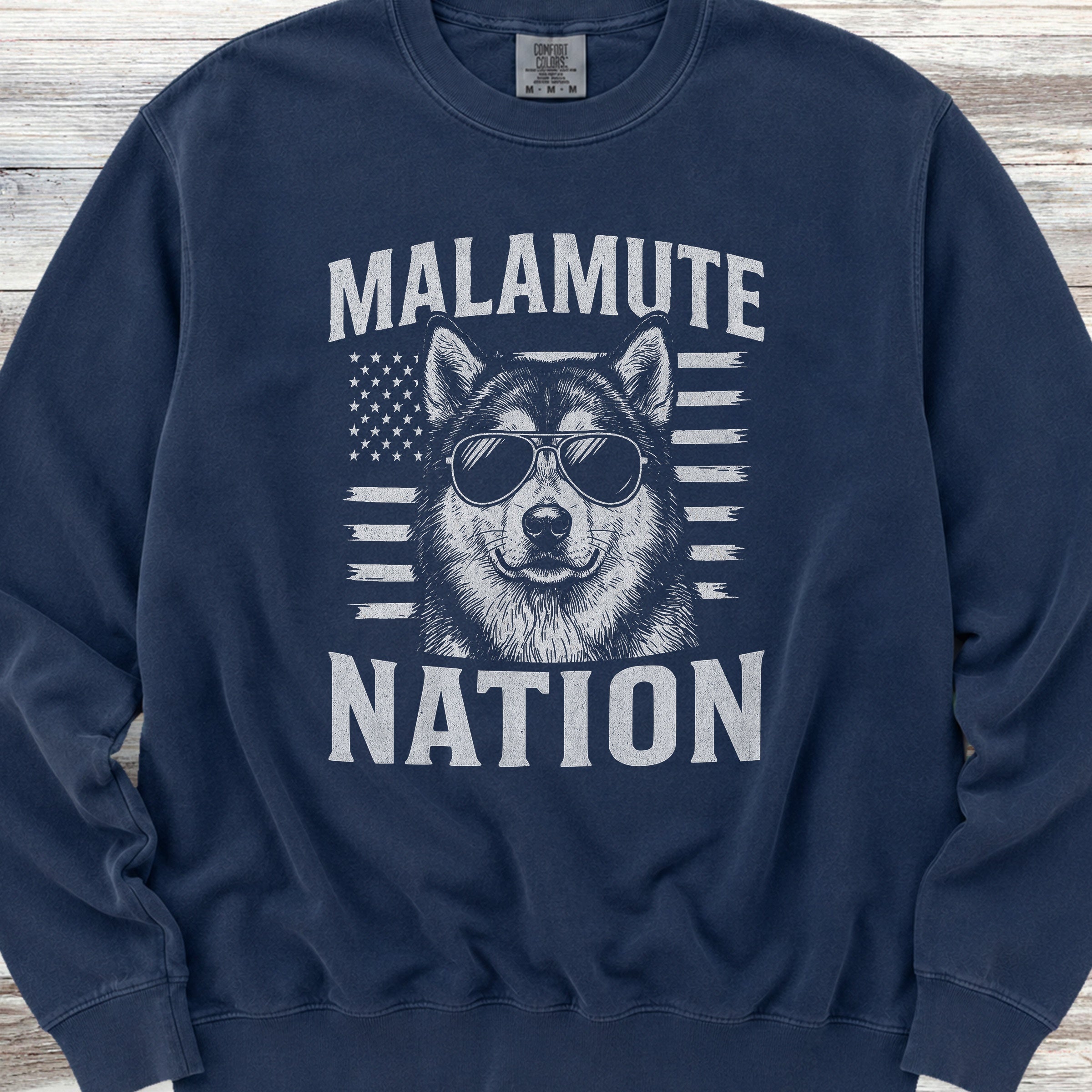 Malamute Nation Sweatshirt - True Navy