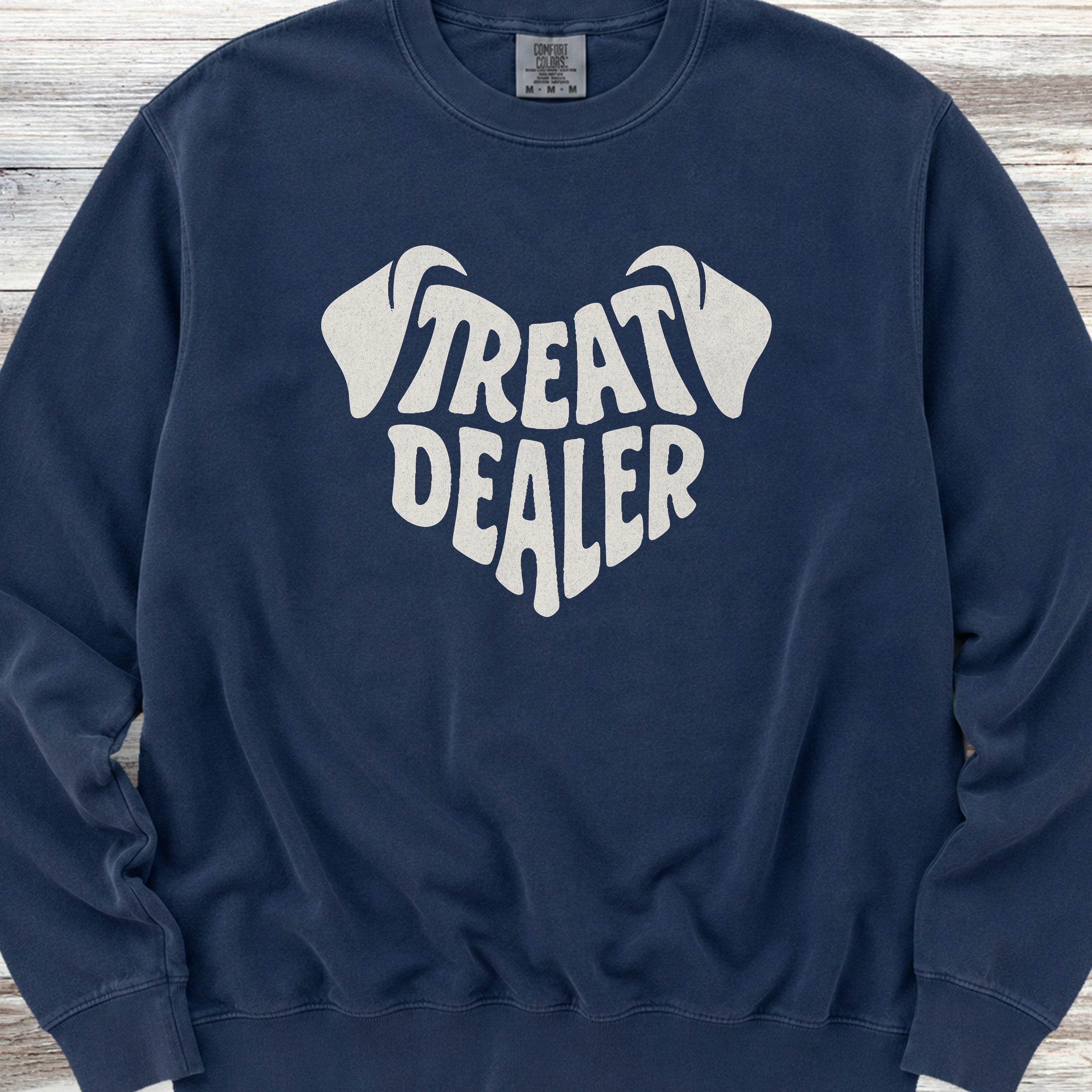 Treat Dealer Ears Sweatshirt - True Navy