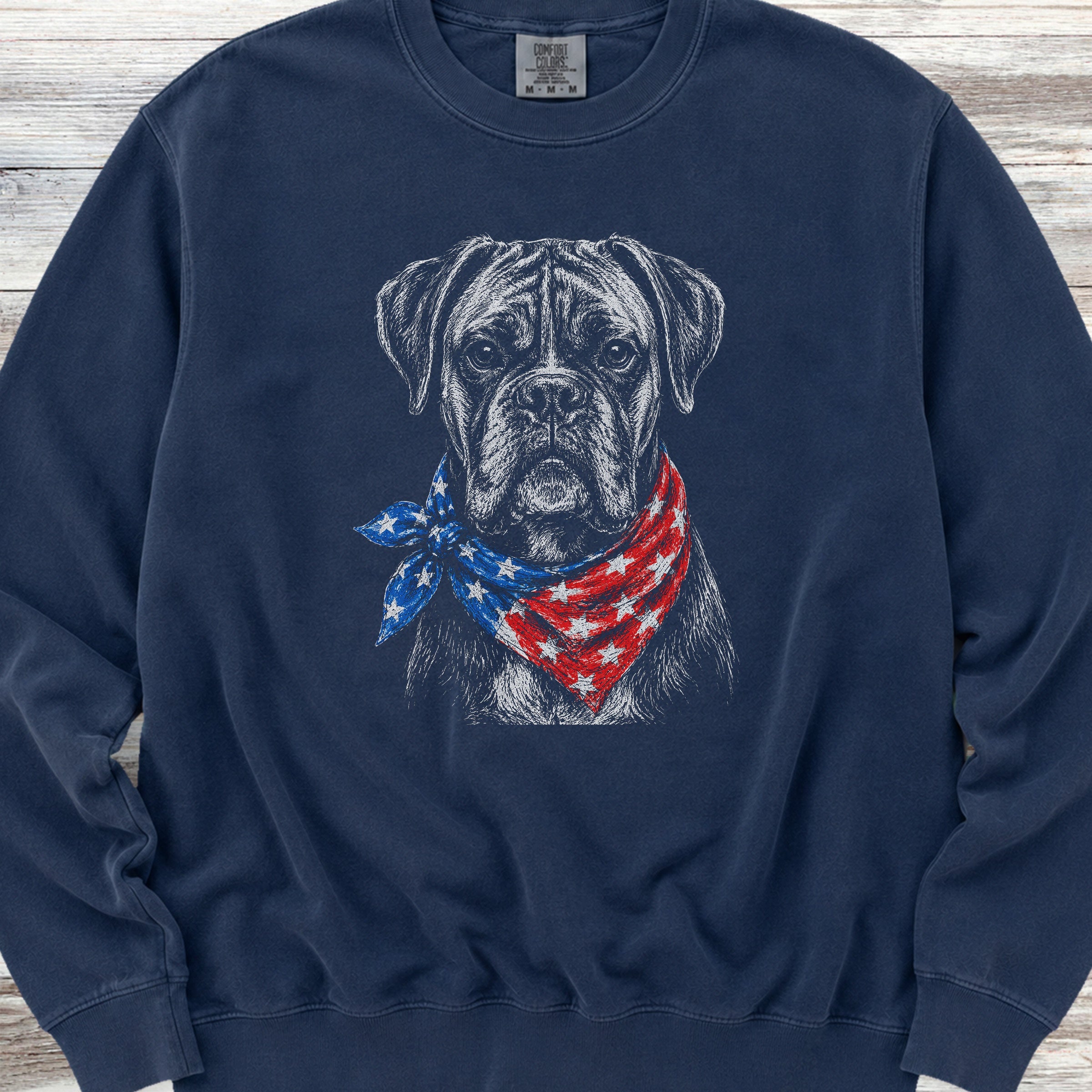 Boxer Patriot Sweatshirt - True Navy