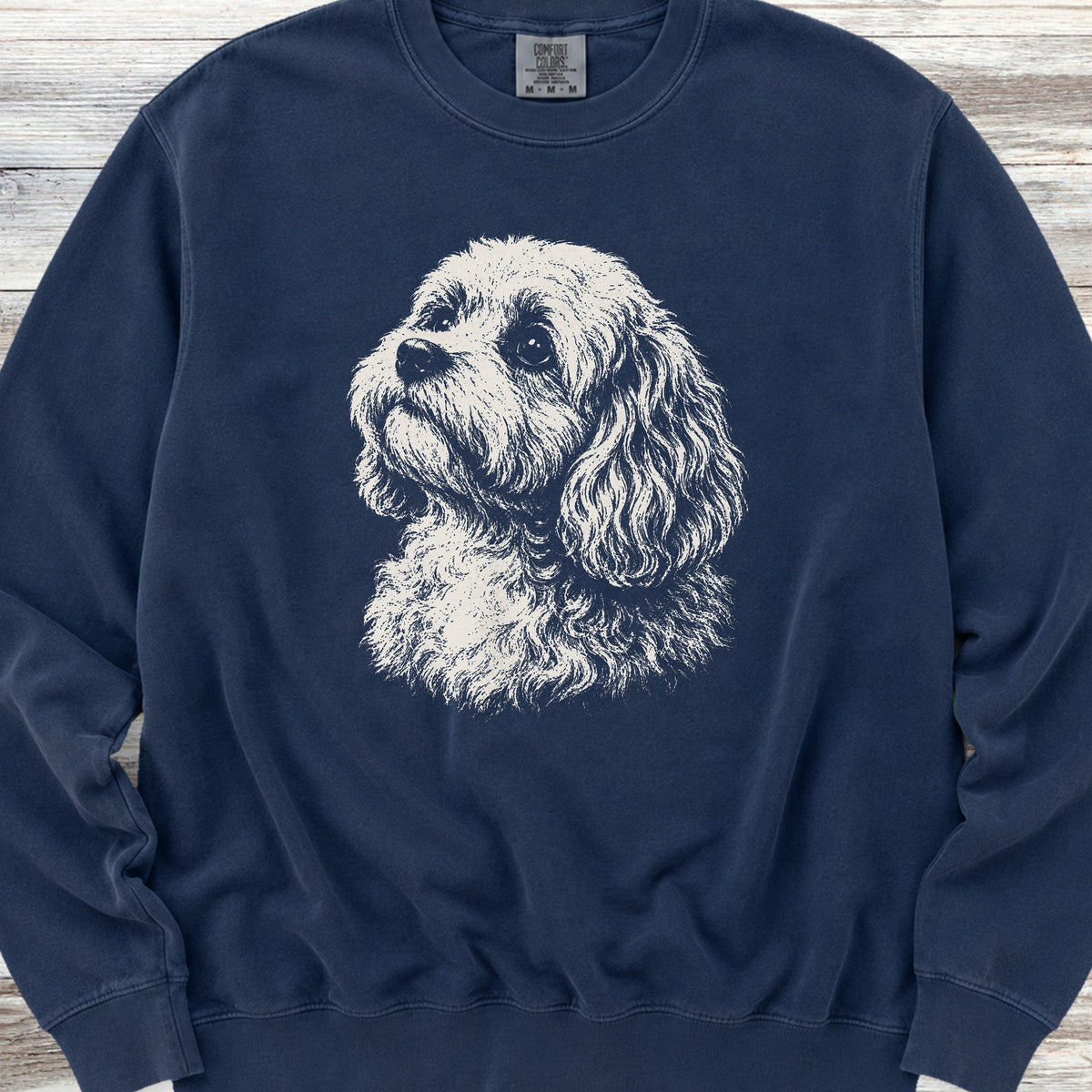 Cavapoo Loyalty Sweatshirt - True Navy