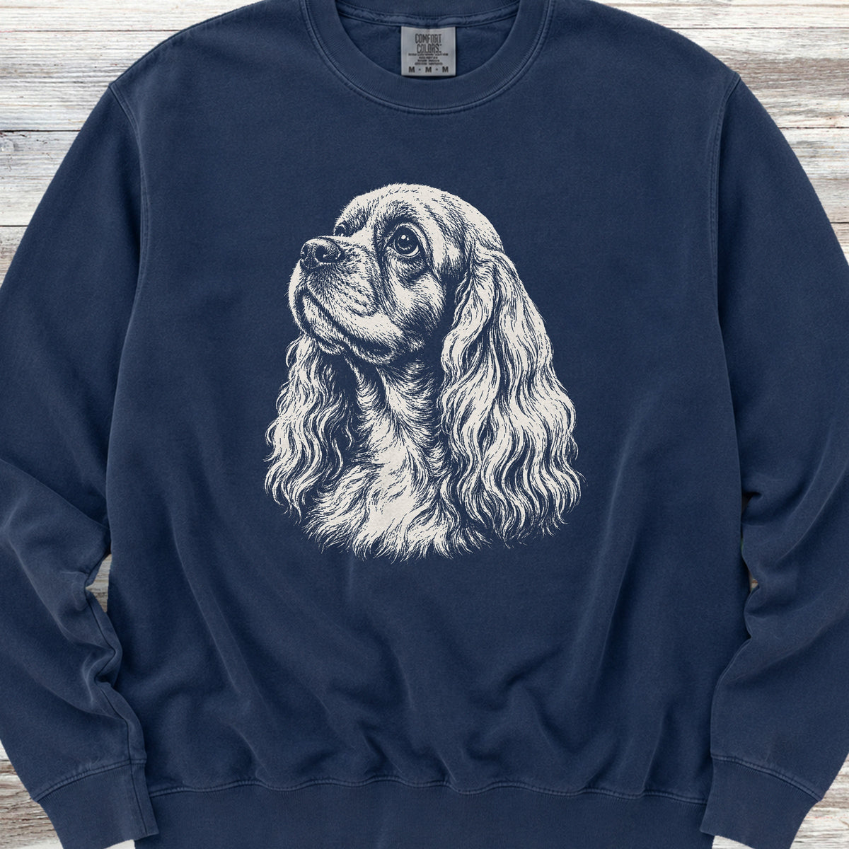 Cocker Spaniel Loyalty Sweatshirt - True Navy