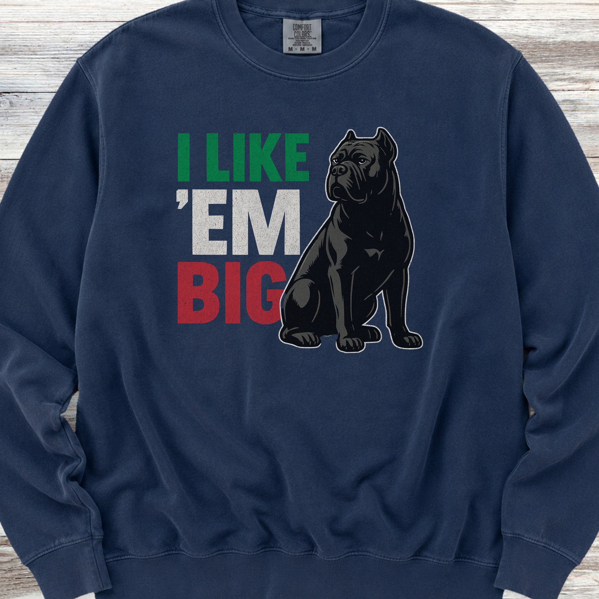 Cane Corso Big Sweatshirt - True Navy