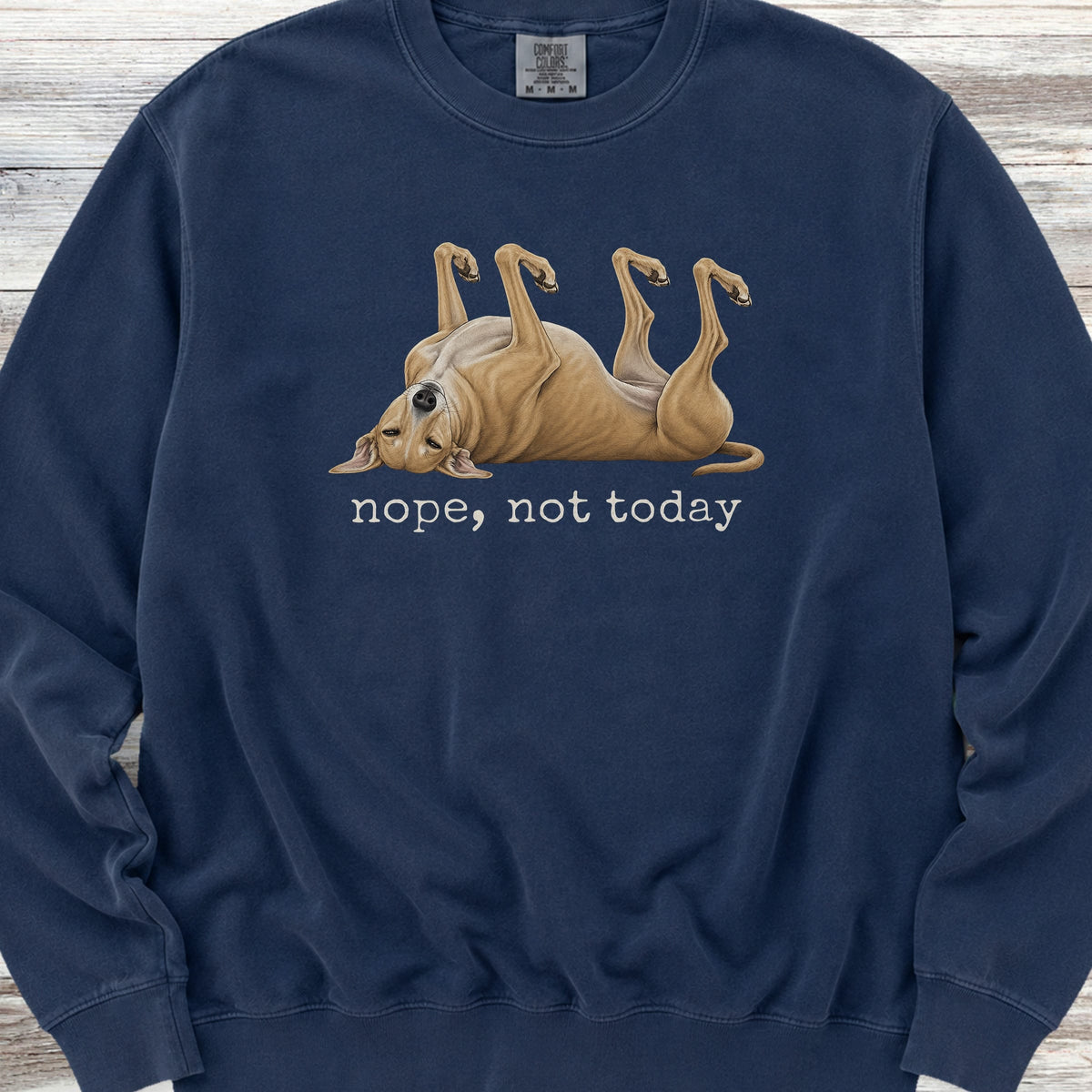 Greyhound Nope Sweatshirt - True Navy