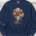 Cockapoo Football Sweatshirt - True Navy