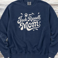 Jack Russell Groovy Mom Sweatshirt - True Navy