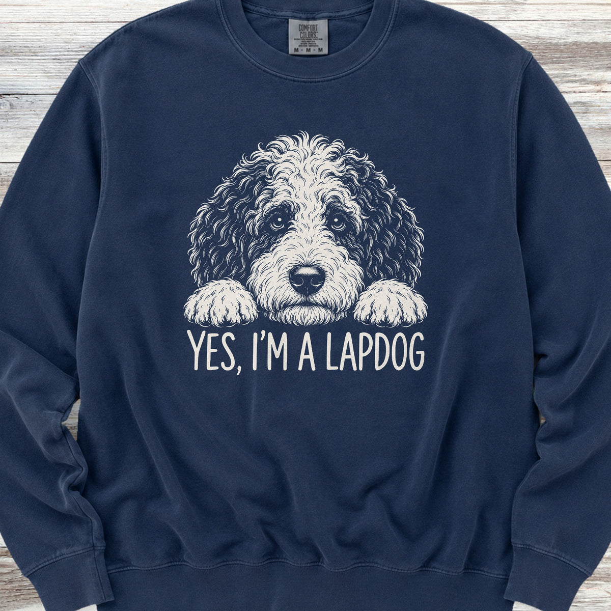 Sheepadoodle Lapdog Sweatshirt - True Navy