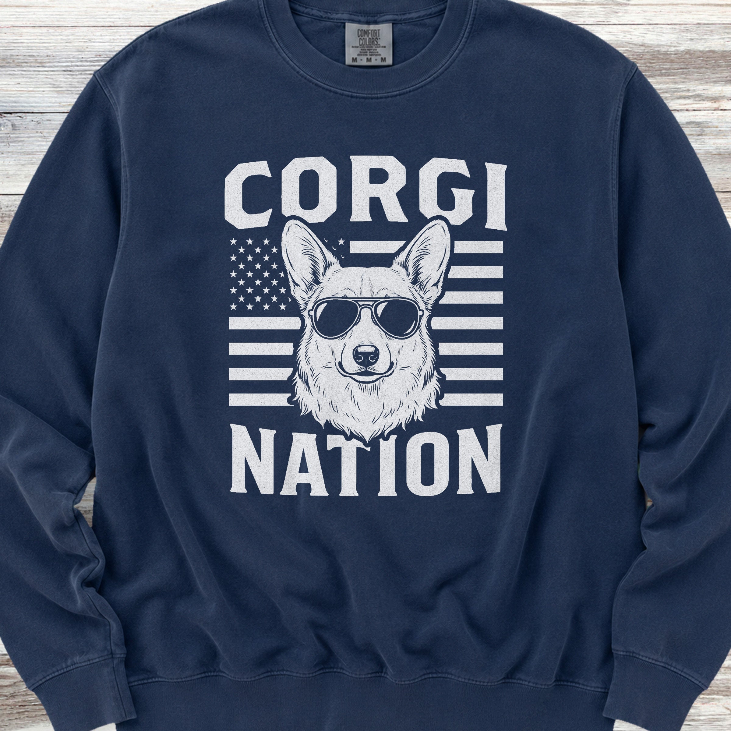 Corgi Nation Sweatshirt - True Navy