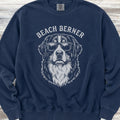 Bernese Mountain Dog Beach Berner Sweatshirt - True Navy