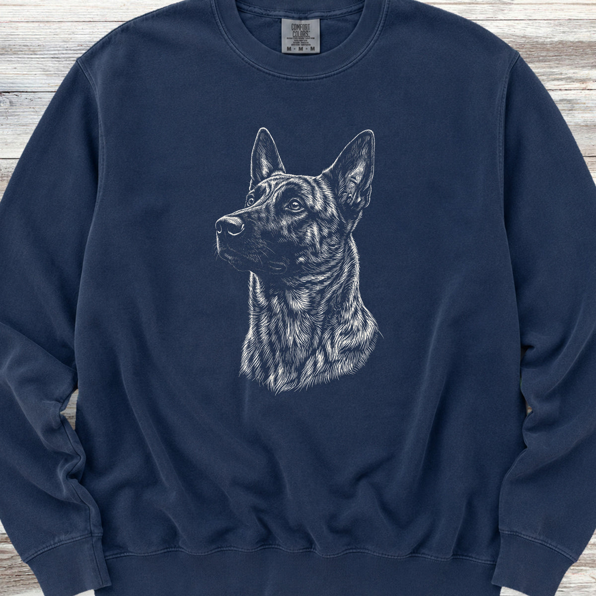 Dutch Shepherd Loyalty Sweatshirt - True Navy