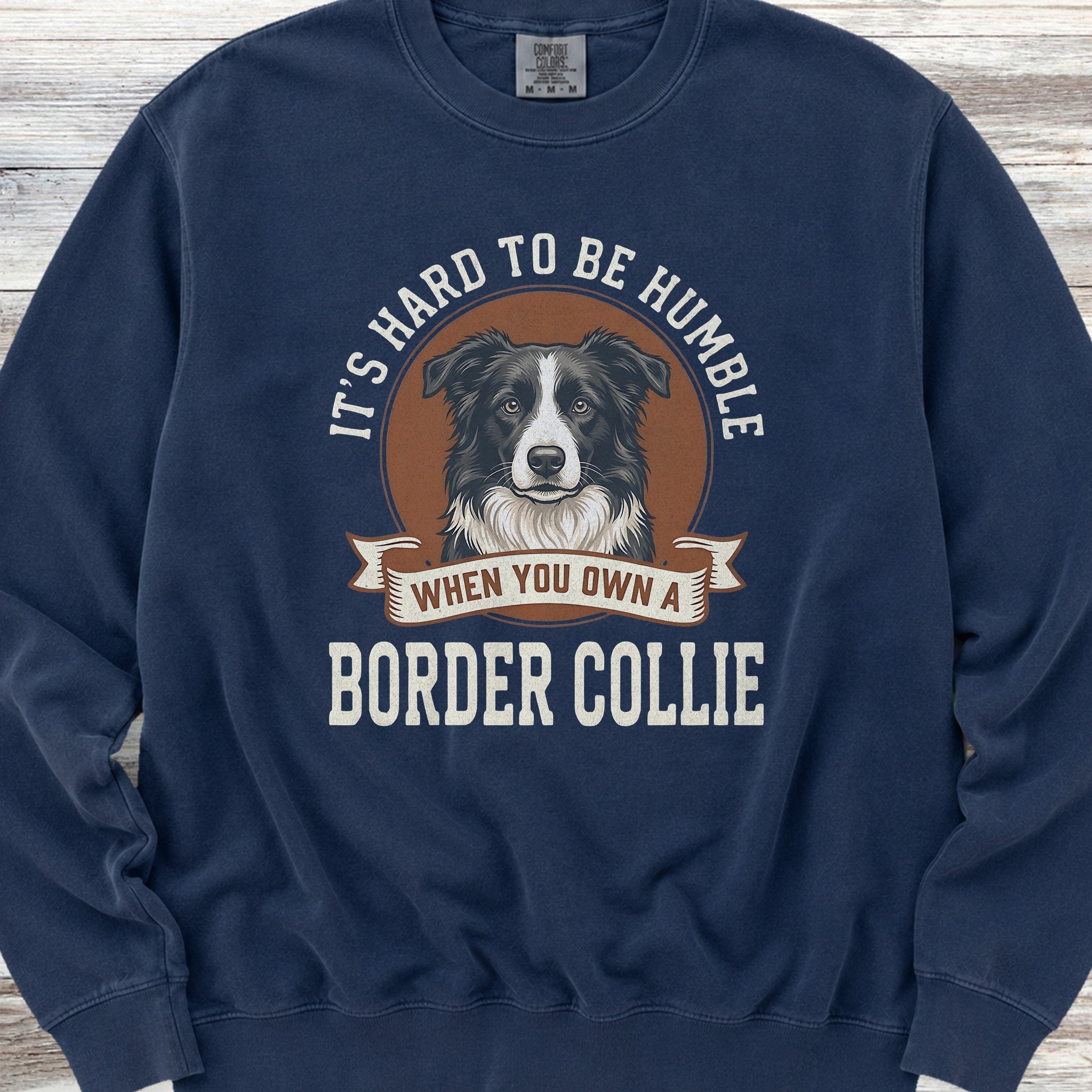 Border Collie Humble Sweatshirt - True Navy
