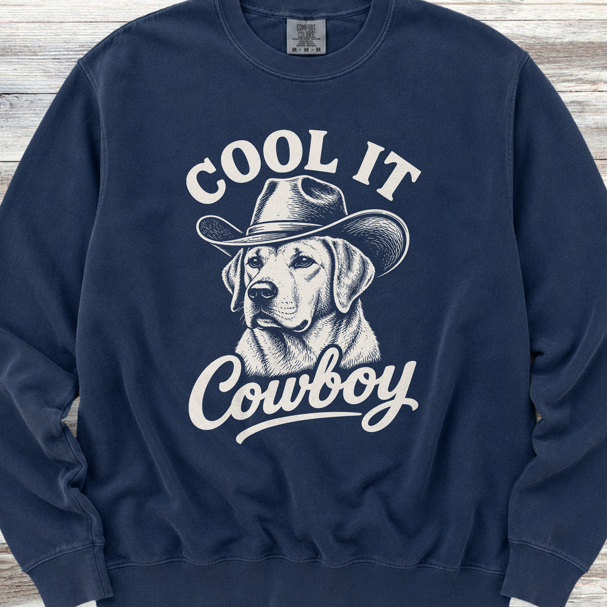 Labrador Retriever Cool It Sweatshirt - True Navy