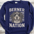 Bernese Mountain Dog Nation Sweatshirt - True Navy