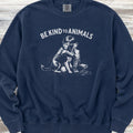 Be Kind to Animals Sweatshirt - True Navy