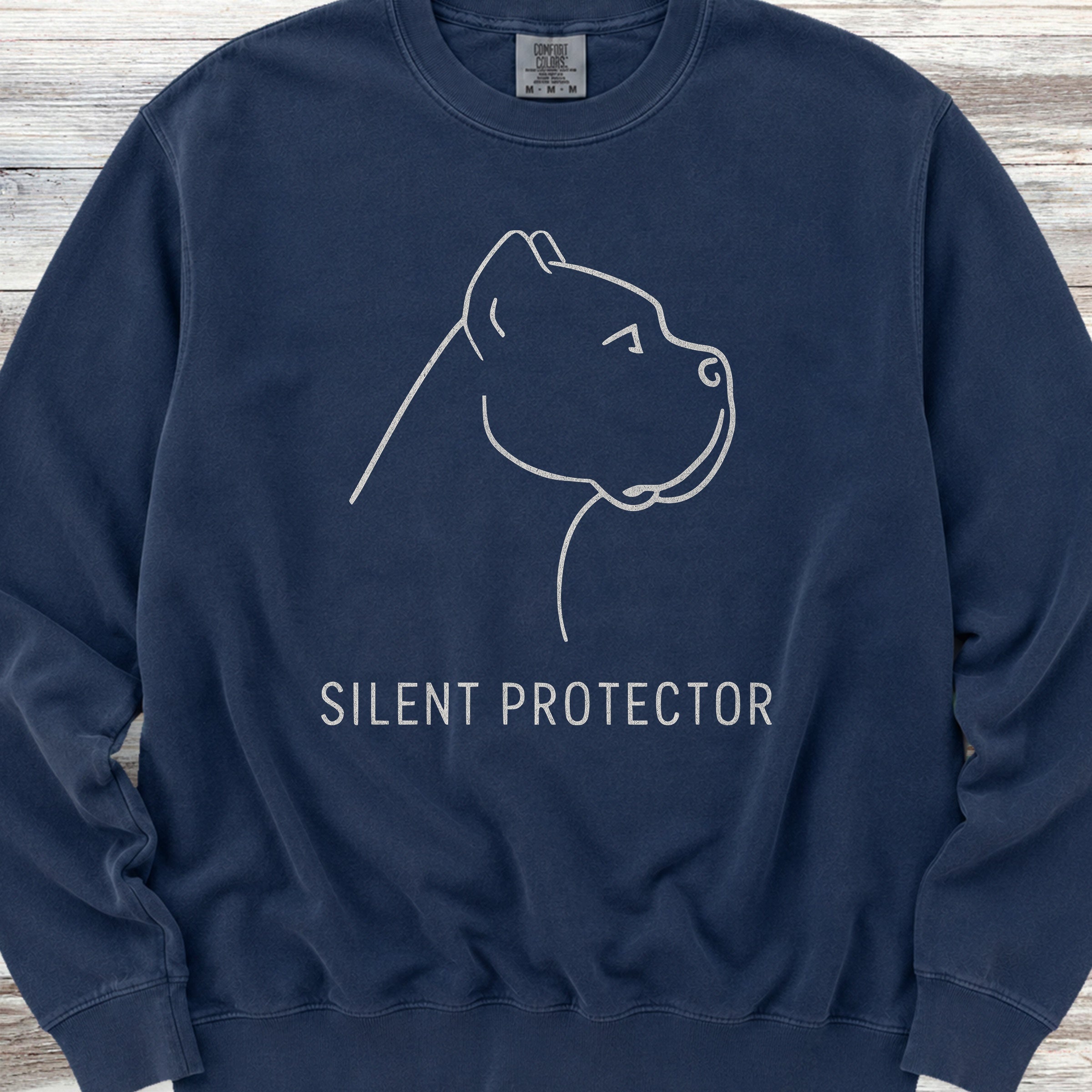 Cane Corso Silent Protector Sweatshirt - True Navy