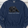 Cane Corso Cropped Nope Sweatshirt - True Navy