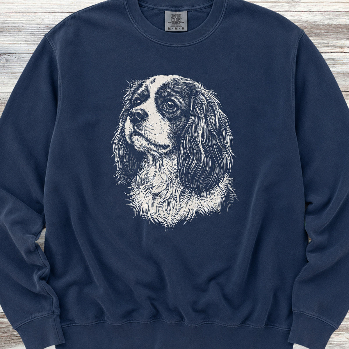 Cavalier King Charles Spaniel Loyalty Sweatshirt - True Navy