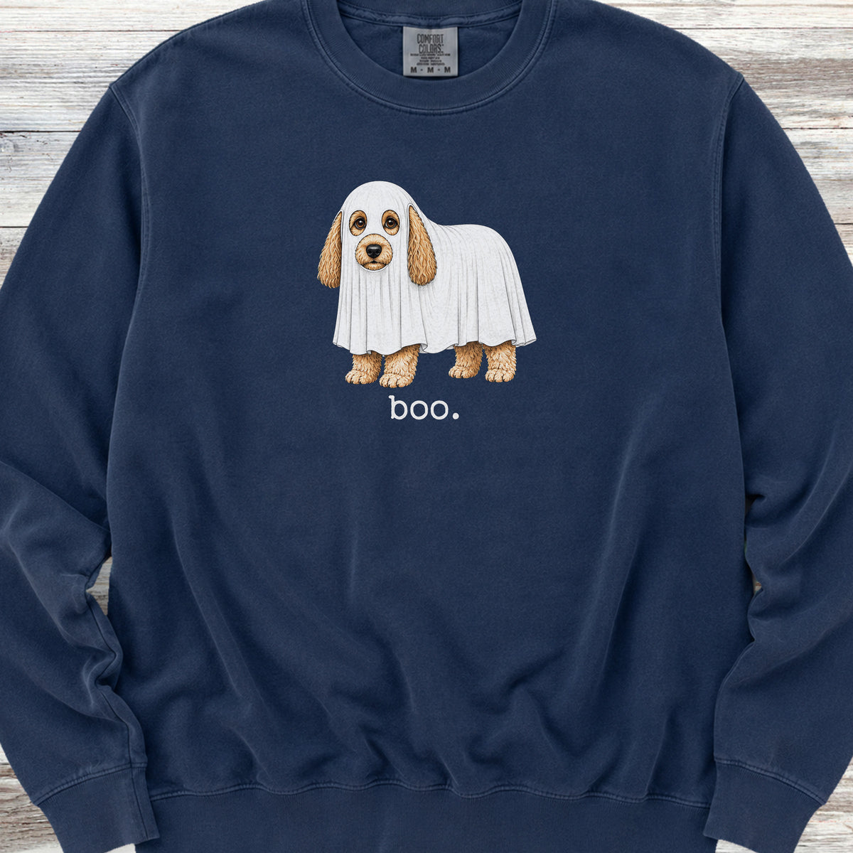 Cockapoo Boo Sweatshirt - True Navy
