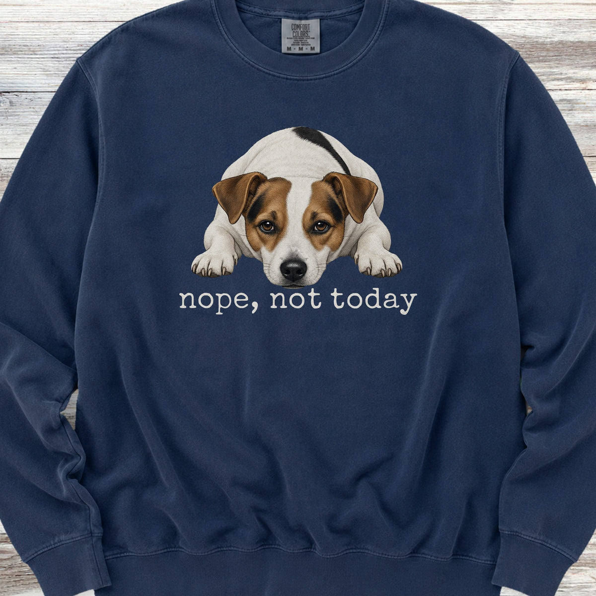 Jack Russell Nope Sweatshirt - True Navy