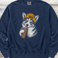 Corgi Herd You Beanie Sweatshirt - True Navy