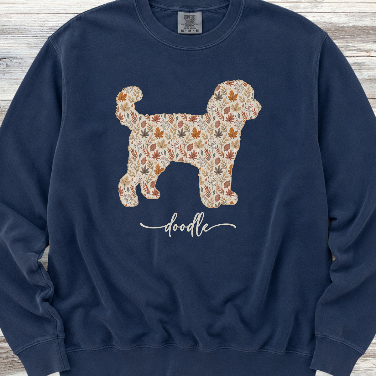 Doodle Fall Sweatshirt - True Navy