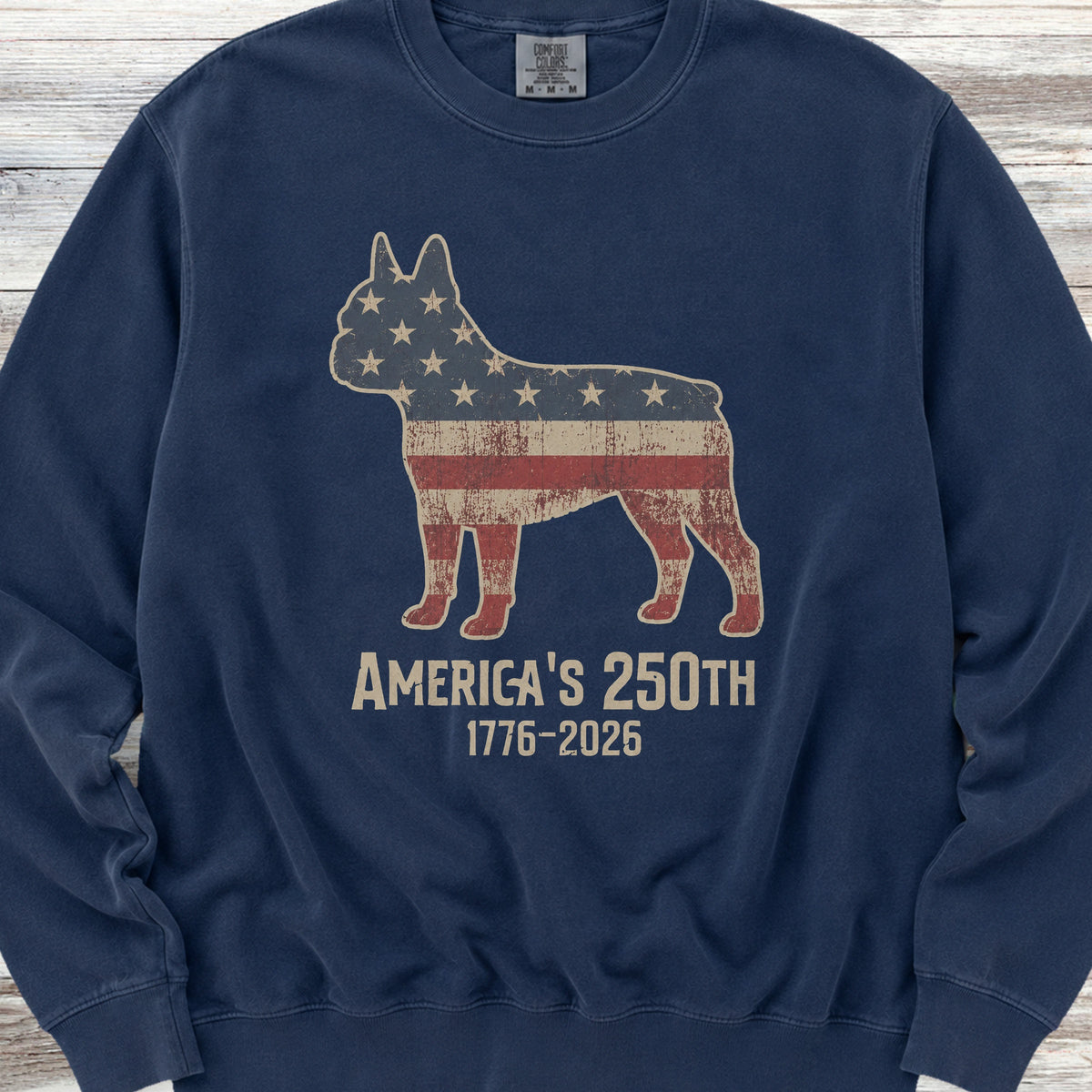 Boston Terrier 250 Sweatshirt - True Navy
