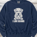 Wheaten I Love Beards Sweatshirt - True Navy
