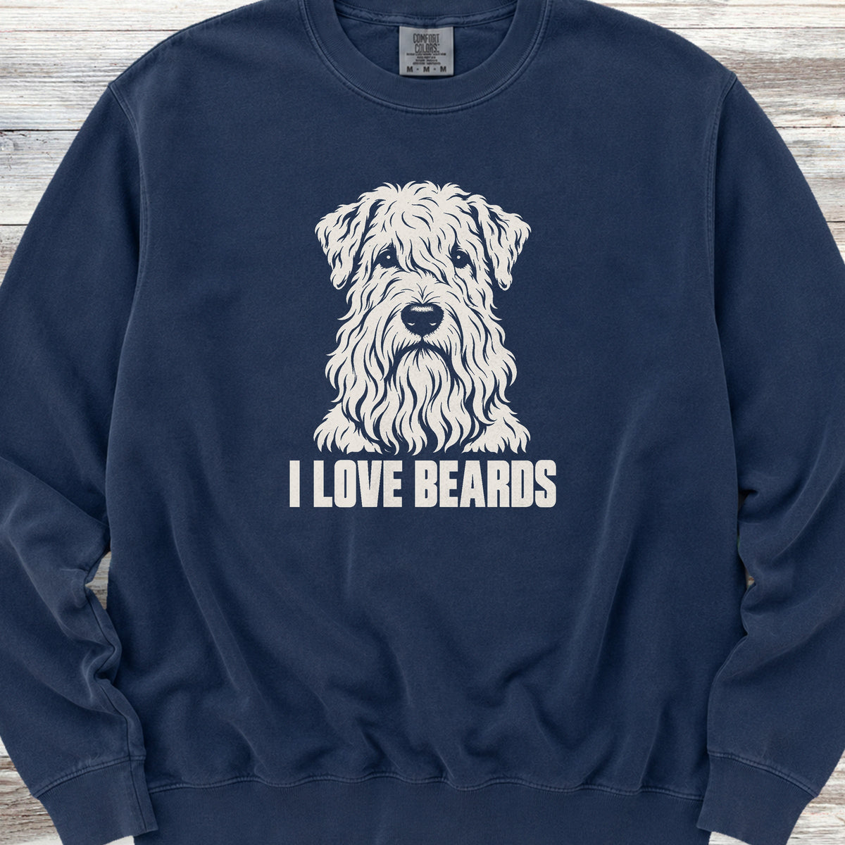 Wheaten I Love Beards Sweatshirt - True Navy