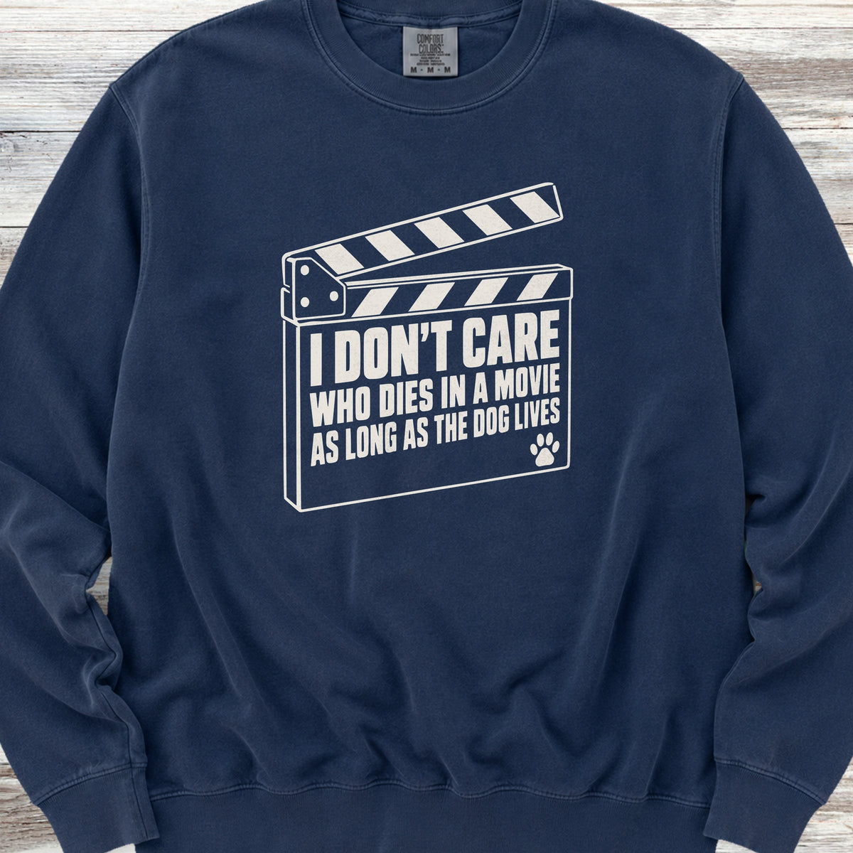 The Dog Lives Sweatshirt - True Navy
