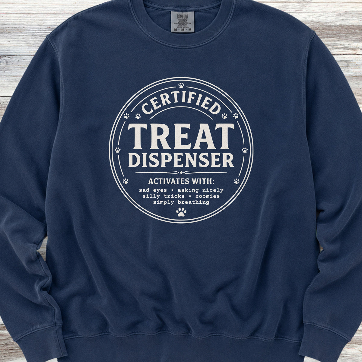 Certified Treat Dispenser Sweatshirt - True Navy