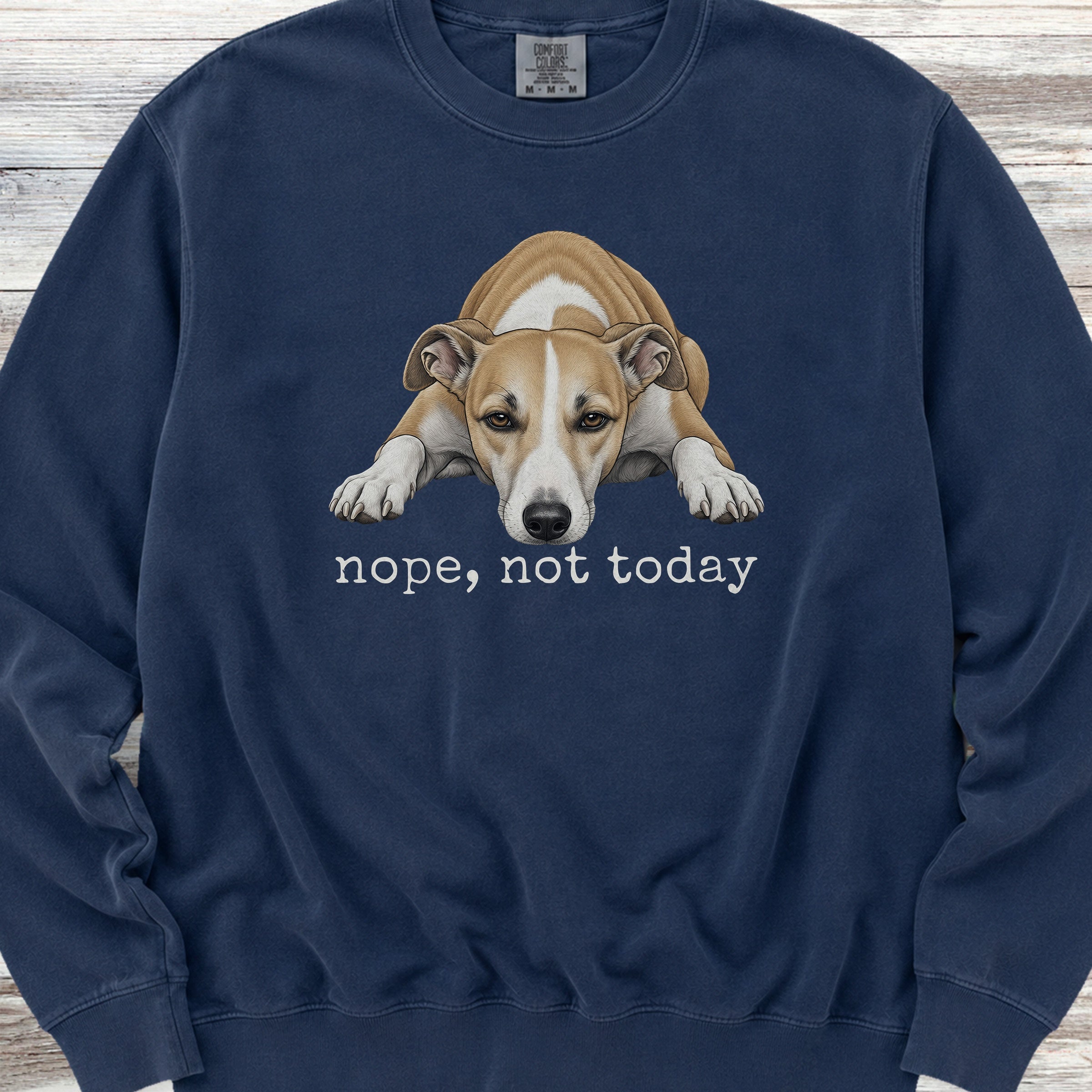 Whippet Nope Sweatshirt - True Navy