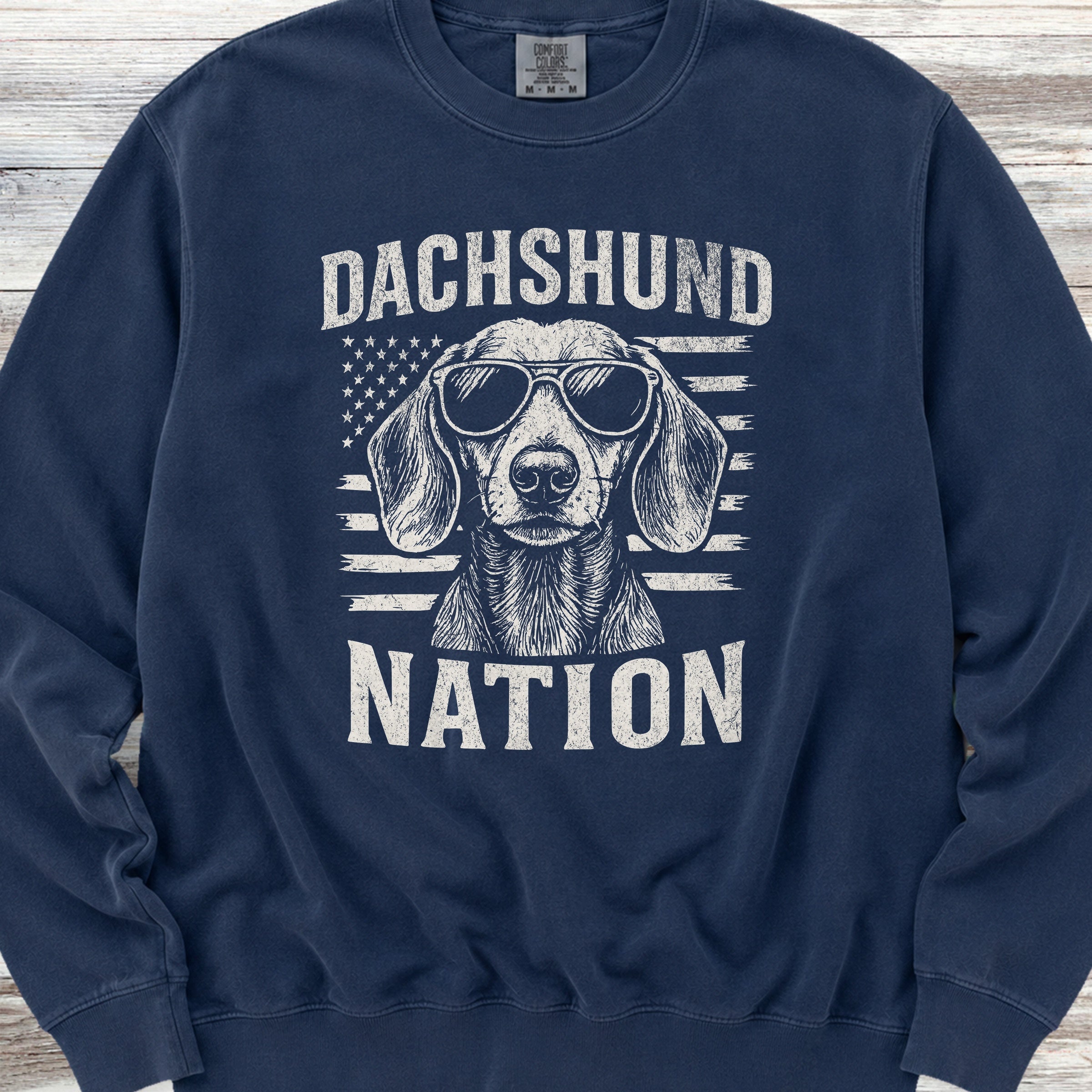 Dachshund Nation Sweatshirt - True Navy