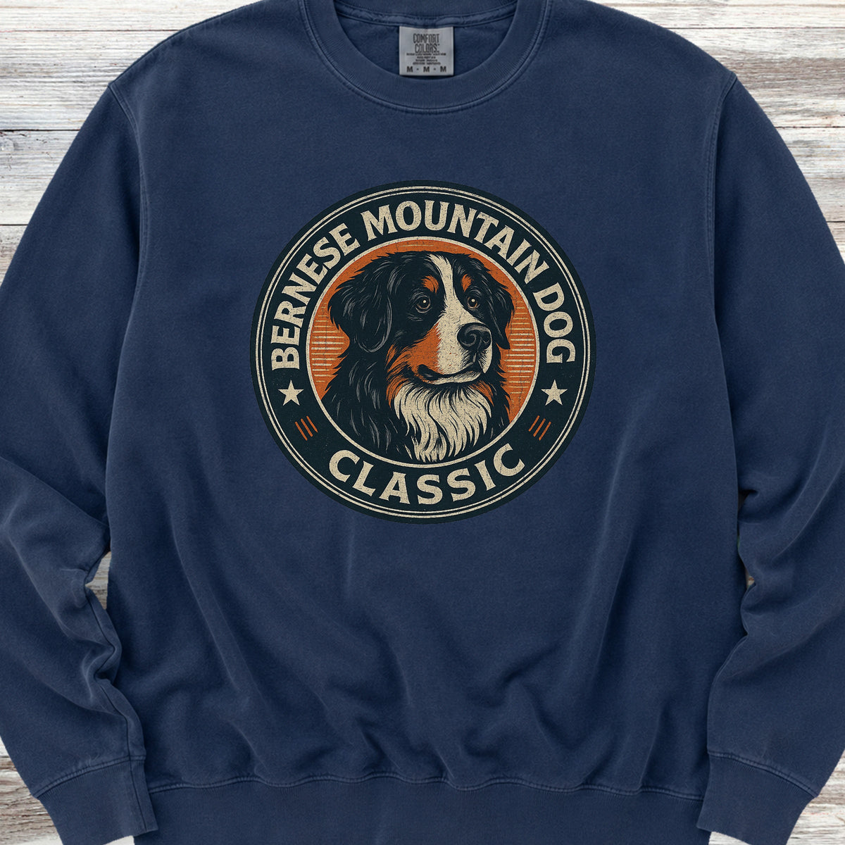 Bernese Mountain Dog Classic Sweatshirt - True Navy