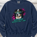 Bernese Mountain Dog Beach Hair Sweatshirt - True Navy