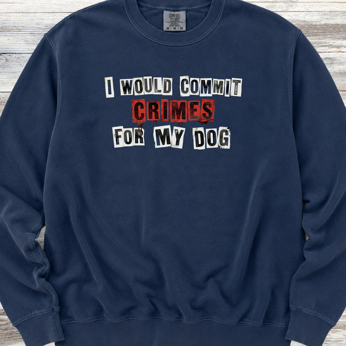 Dog Crimes Sweatshirt - True Navy