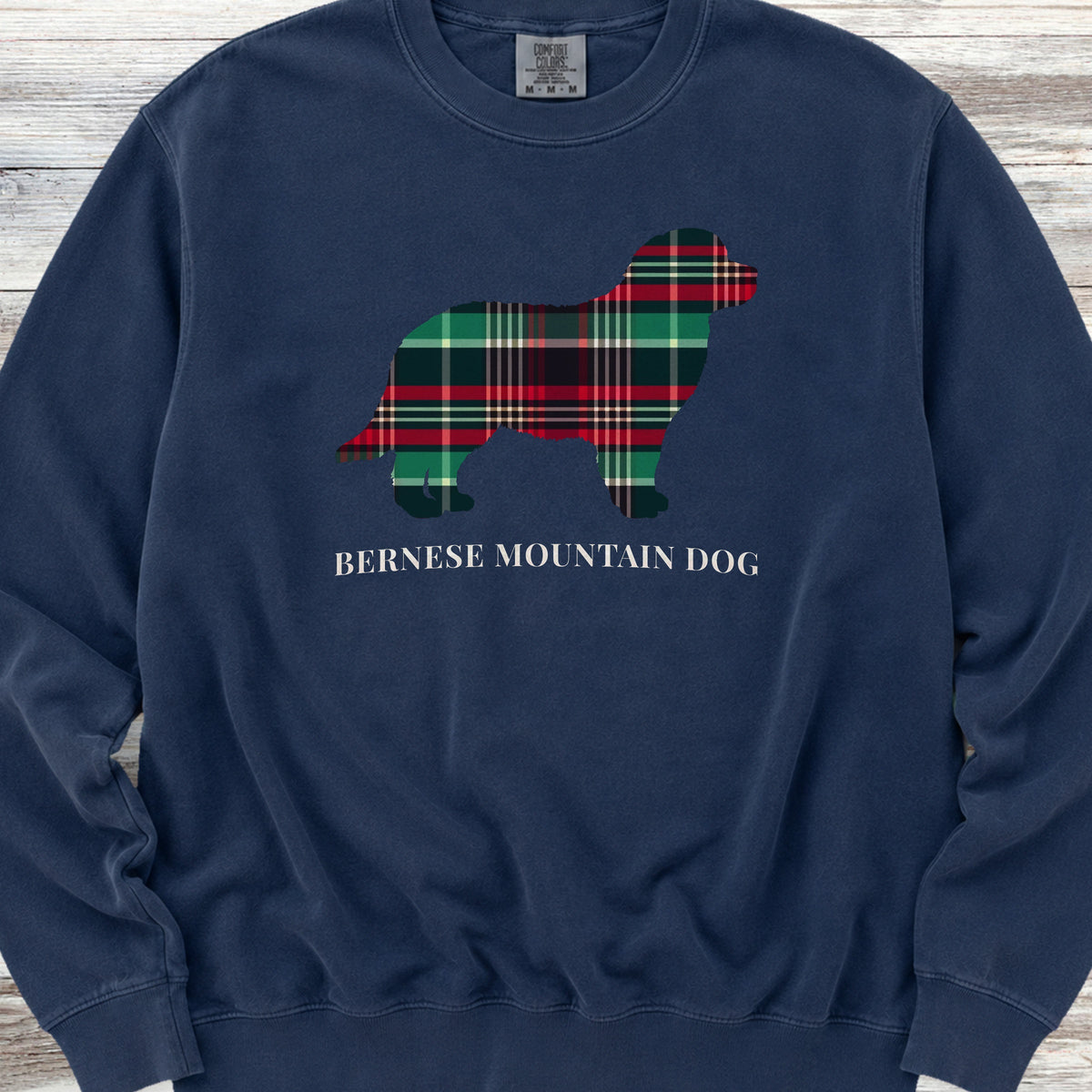 Bernese Mountain Dog Winter 2025 Sweatshirt - True Navy