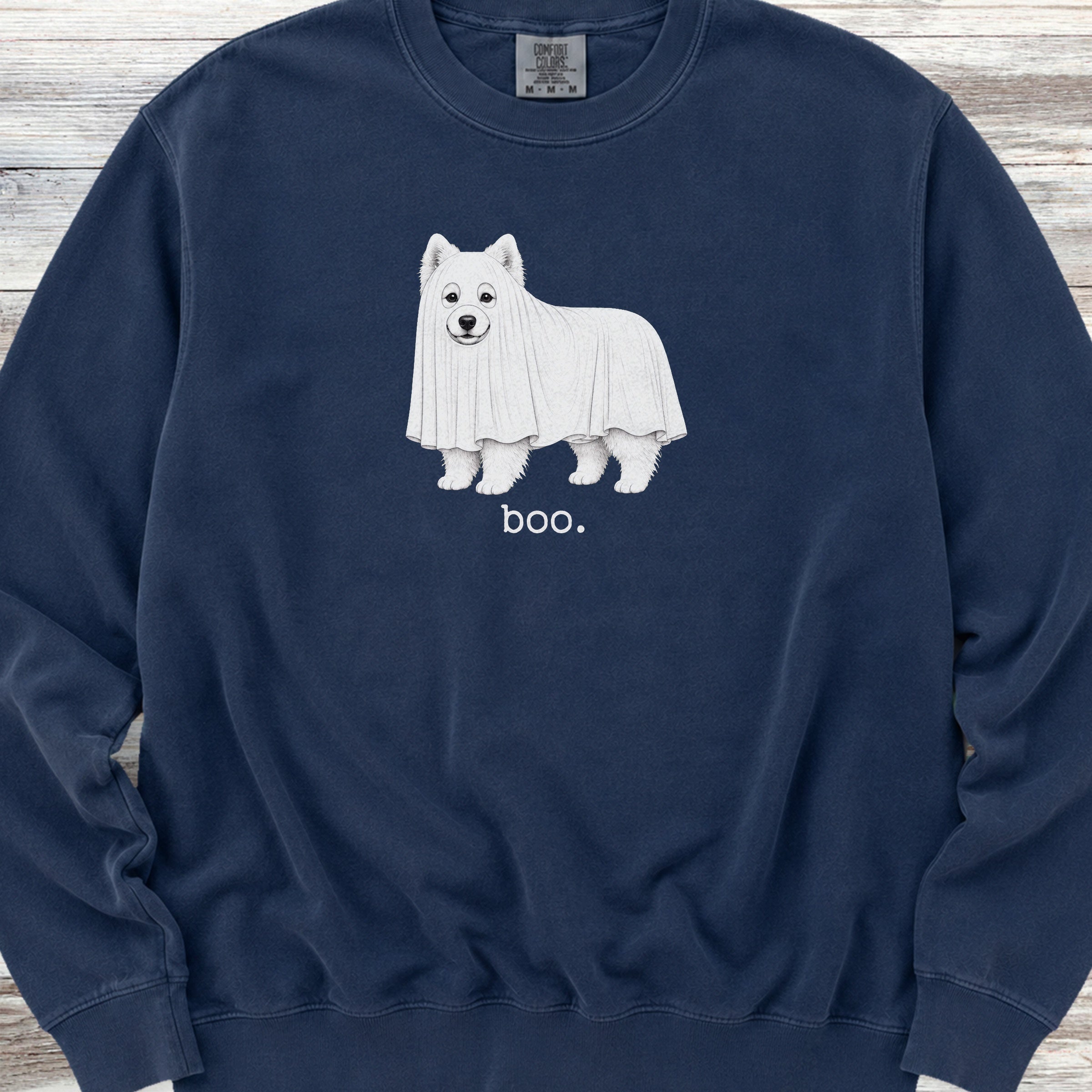 Samoyed Boo Sweatshirt - True Navy