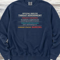Shetland Sheepdog Threat Assessment Sweatshirt - True Navy