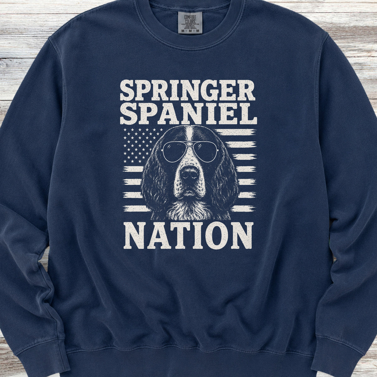 English Springer Spaniel Nation Sweatshirt - True Navy