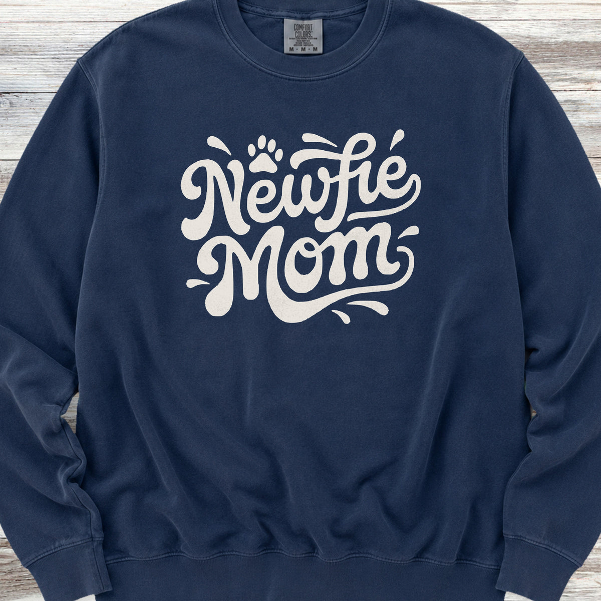 Newfoundland Groovy Mom Sweatshirt - True Navy
