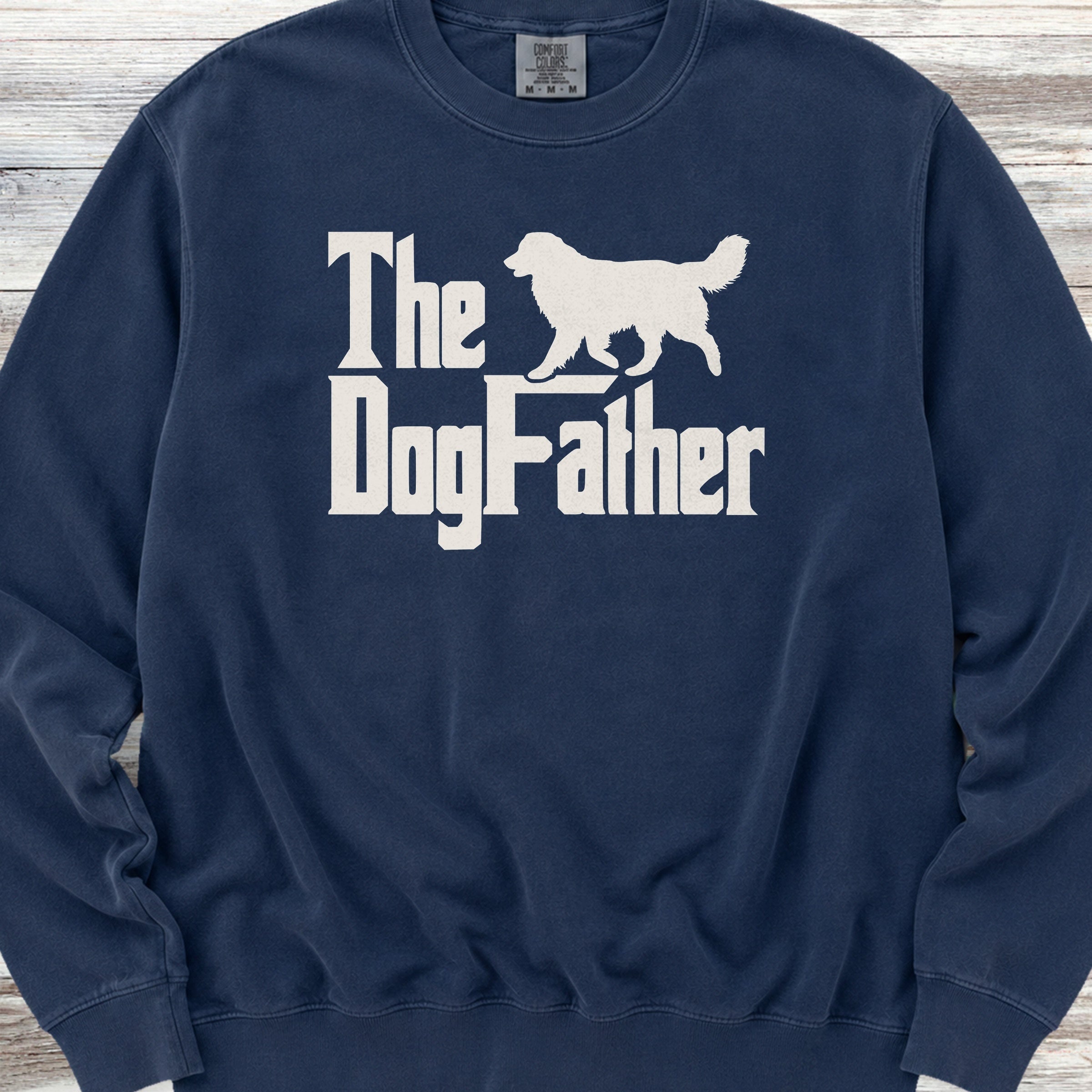 Australian Shepherd Dog Father Sweatshirt - True Navy