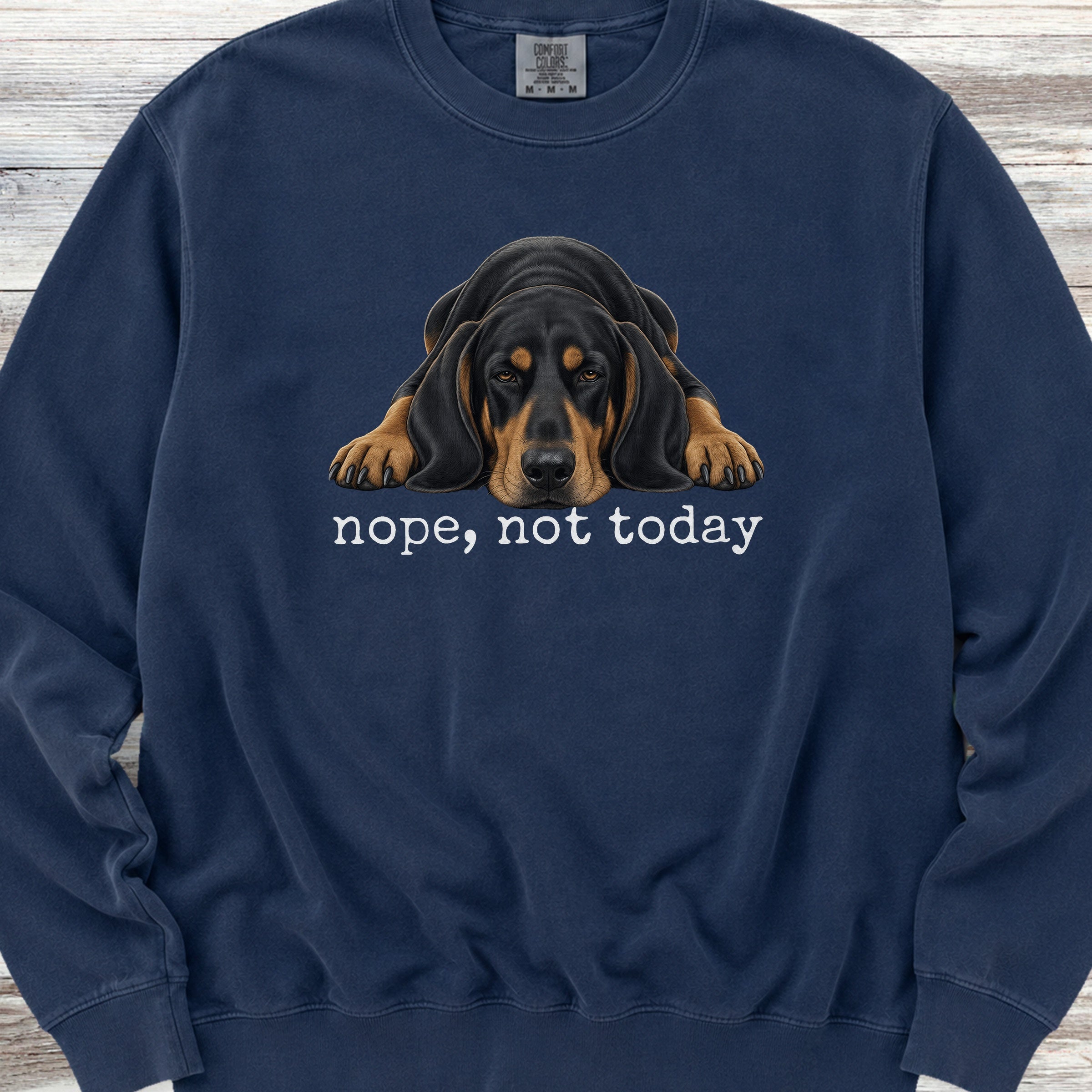 Coonhound Nope Sweatshirt - True Navy